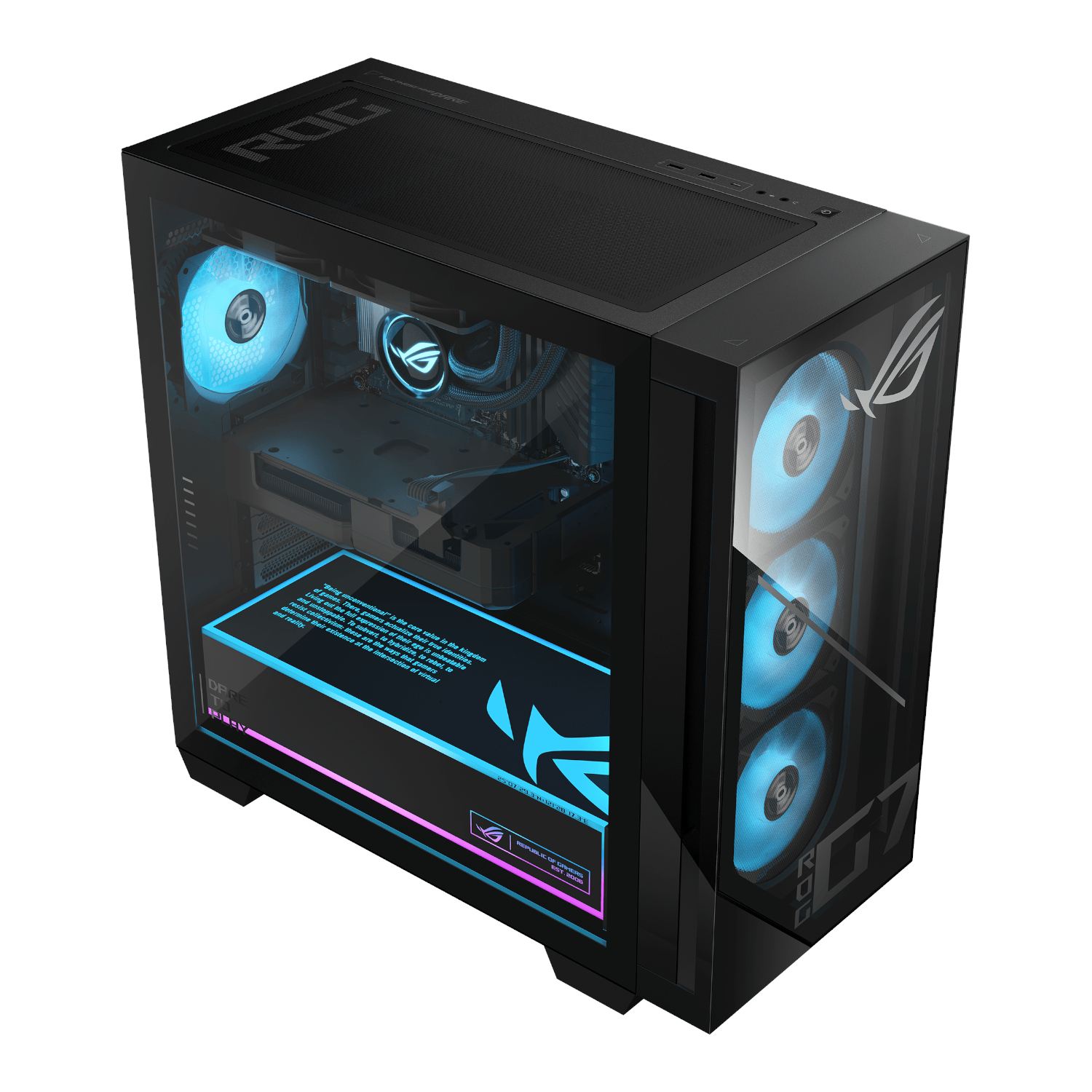 Asus ROG GM700 AMD Ryzen 7 9800X3D Gaming PC | RX 9060 XT | 16GB DDR5 | 2TB SSD | Win 11 Home - Image 3