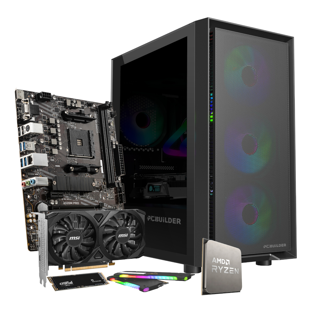 PCBuilder Ryzen 5 5500 SCOUT Windows 11 Gaming PC - Image 17