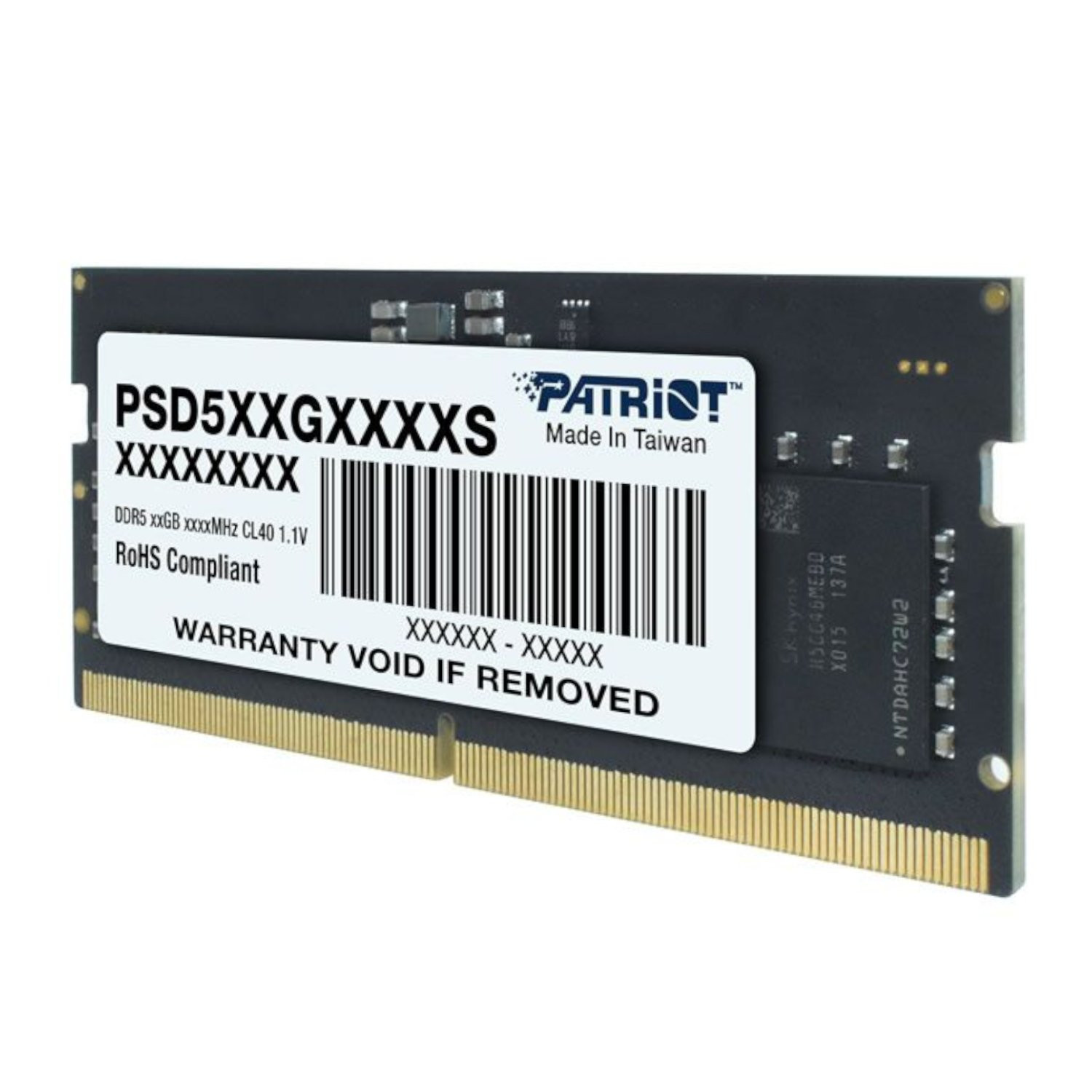 Patriot Signature Line 8GB 5600MHz DDR5 SODIMM Notebook Memory - Image 2