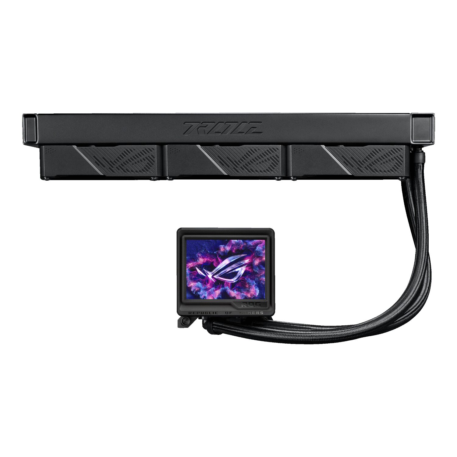 Asus ROG Ryujin III ARGB AIO Liquid Cooler - 3.5" LCD Display - Image 4