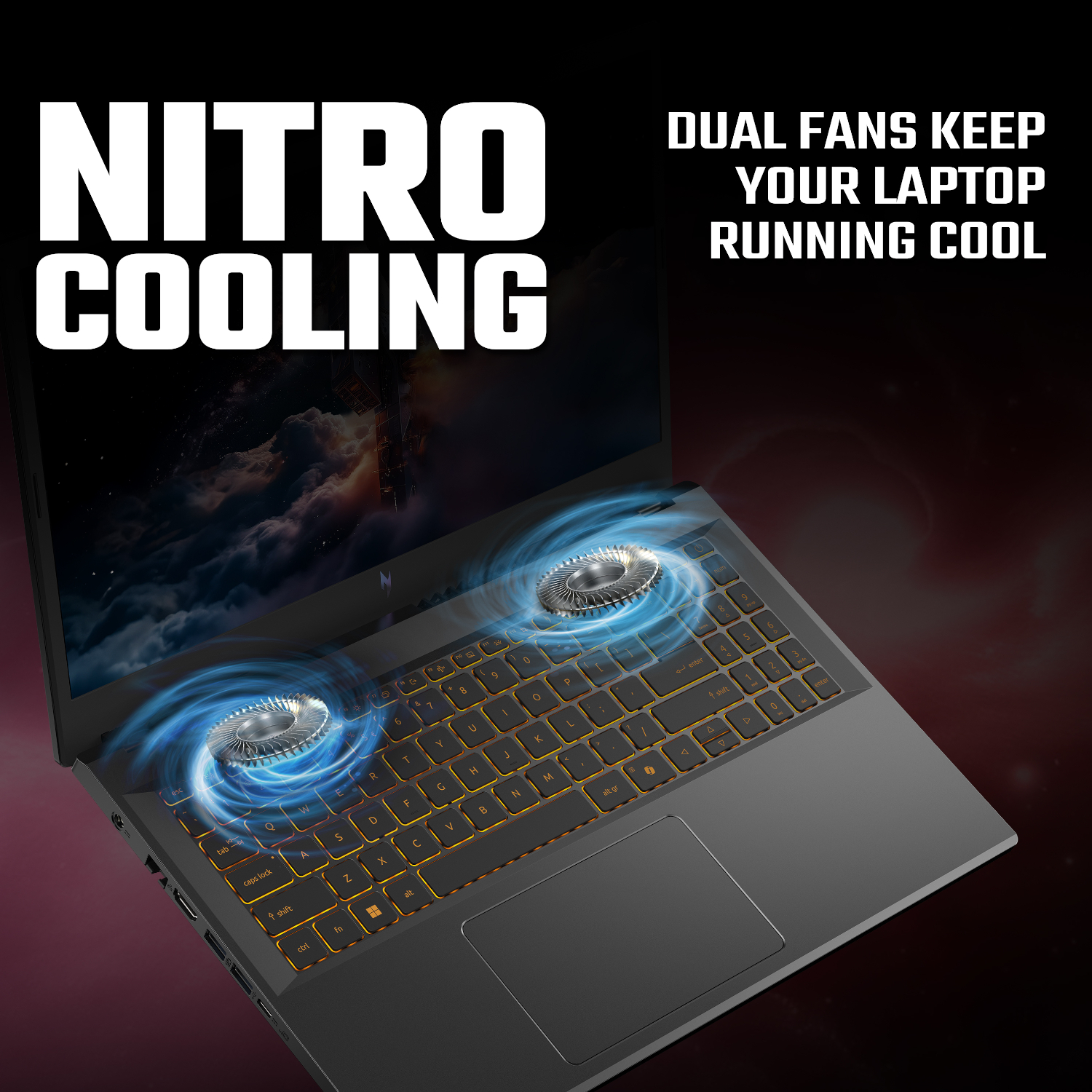 Acer NITRO V 15 Gaming Laptop 15.6″ | Intel Core 7 240H | 16GB | 512GB | RTX 4050 6GB | Windows 11 Home - Image 12
